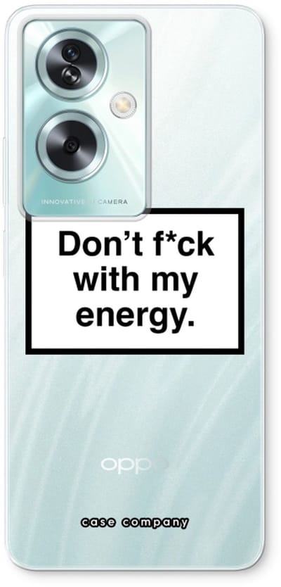 Case Company® - Hoesje geschikt voor Oppo A79 hoesje - My energy - Soft Cover Telefoonhoesje - Bescherming aan alle Kanten en Schermrand