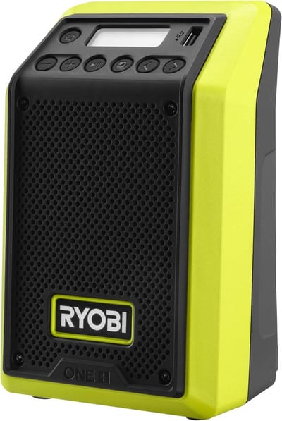 Draagbare Radio - Bluetooth Speaker - Muziek Luisteren - Waterbestendig Plastic - 14 x 13.5 cm - Groen