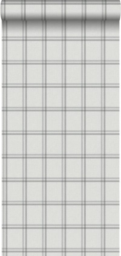 Origin Wallcoverings eco-texture vliesbehang ruiten zand beige - 347621 - 0,53 x 10,05 m