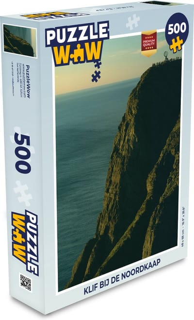Puzzel Klif bij de Noordkaap - Legpuzzel - Puzzel 500 stukjes