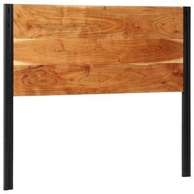 vidaXL - Hoofdeinde - 120 - cm - massief - hout - acacia - en - ijzer