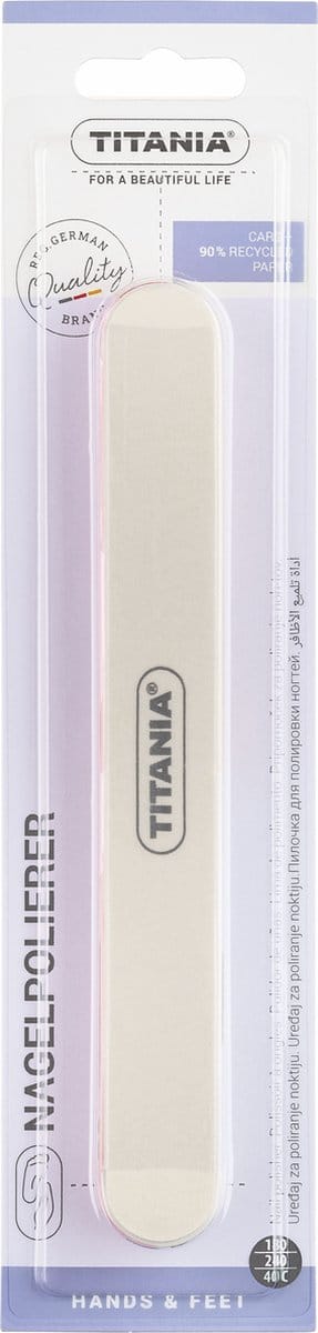 Titania nagel polijster 6-zijdig multicolor 17.5cm nagelverzorging.