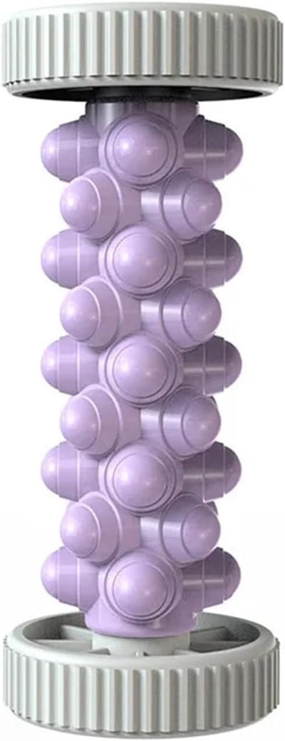 Voetmassage apparaat - Voetmassage roller - Voetroller - Bloedsomloopbevorderende voetmassage - Geschikt voor plantaire fascia, fitness, ontspanning en herstel - Paars