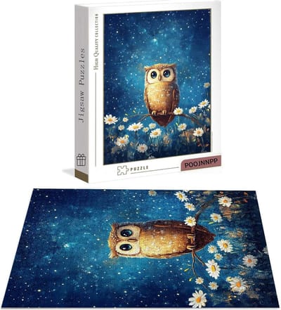Houten Puzzel - 1000 Stukjes - Ontspanning Thuis - Duurzaam Hout Materiaal - 75 x 50 cm