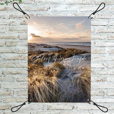 Tuinposter 'Geloof, Hoop, Liefde' - MajesticAlly