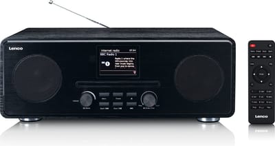 Lenco DIR-261BK - Internet / DAB+ FM Radio met CD-speler en Bluetooth - Zwart