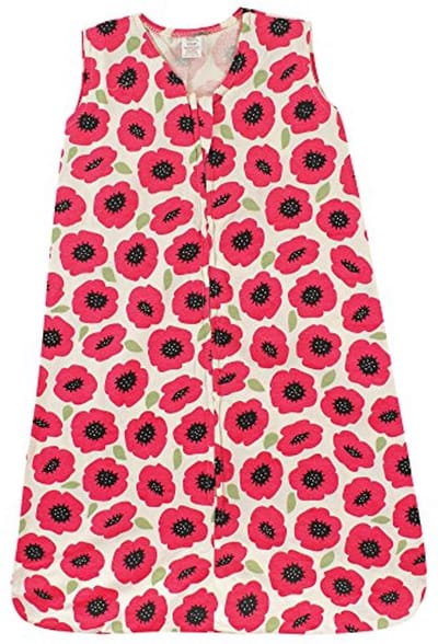 Unisex Baby Safe Sleep Wearable Slaapzak van Biologisch Katoen - Rood - 0-6 Maanden