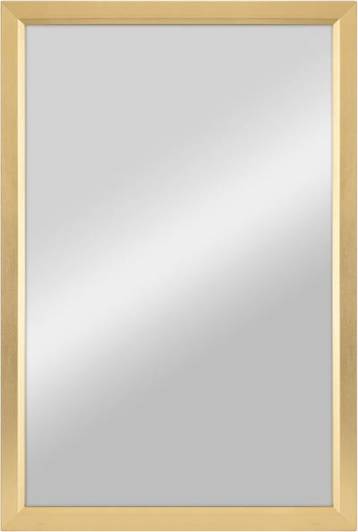 Grote Rechthoekige Wandspiegel Goudkleurig - Verticaal & Horizontaal Ophangen - Voor Woonkamer, Slaapkamer of Hal