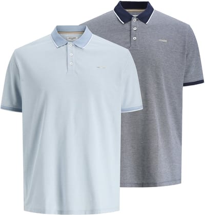 JACK&JONES - JPRBLUALVES SS POLO 2PK MP PLS - Heren - Polo's
