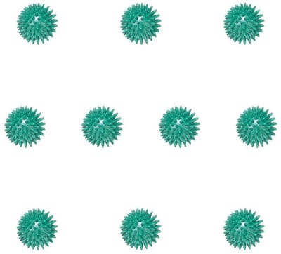 Set van 12 Massageballen met Noppen voor Therapie en Ontspanning Diameter 7 cm