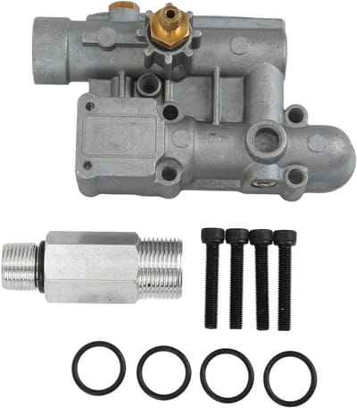 Hogedrukreiniger Onderdelen - Reinigingsset Reparatiekit - Terras Reinigen - Corrosiebestendig Metaal - 1/2 inch - Zilver