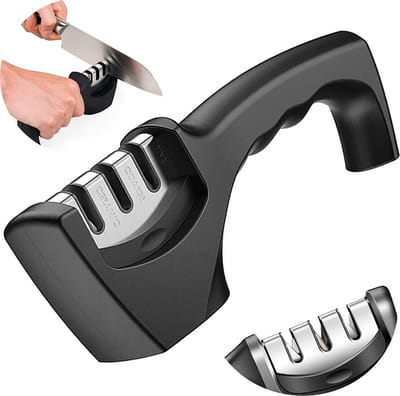 Messenslijper - Doortrekslijper - Velvir Messa - 3 Standen - Anti-slip - Ergonomisch - Zwart