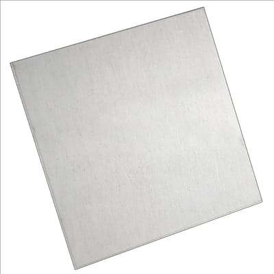 Titanium Plaat - Metaal Folie - Wetenschappelijk Onderzoek - Hoge Zuiverheid - 100x100mm 1.2mm - Zilverwit