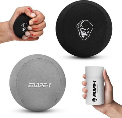 Set van 2 Stressballen voor Volwassenen en Kinderen in Minimalistisch Design