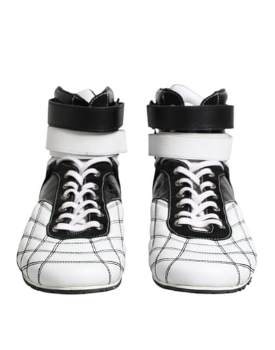 Hoge leren sneakers