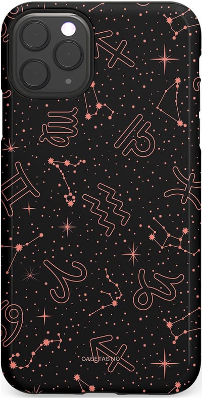 Casetastic Hoesje Geschikt voor Apple iPhone 11 Pro Max - Stijlvolle Beschermende Duo-layer Case - Astropuls
