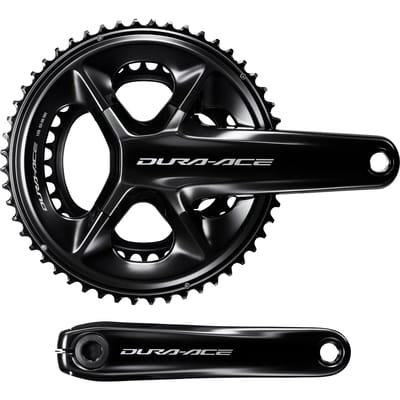 Shimano Dura Ace R9200 12s Hollowtech Ii Crankstel Zwart 175 mm / 52/36t