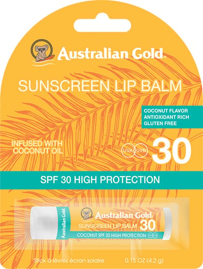 Australian Gold - SPF30 Lippenbalsem Coconut