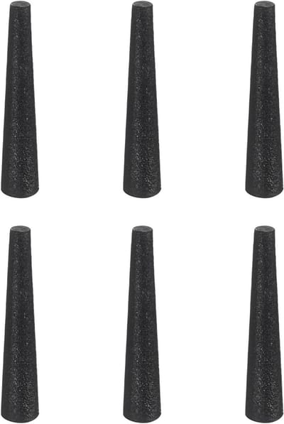 Siliconen Kegelstoppen - Rubberen Pluggen - Gaten Afsluiten - Hittebestendig tot 315°C - 16 mm tot 32 mm - Zwart