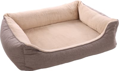 Flamingo Esmo - Mand Honden - Mand Esmo Rechthoekig+rits Beige 100x80x25cm - 1st - 137538 - 1st