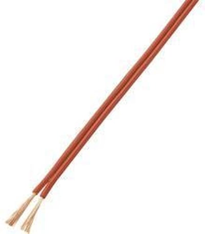 TRU COMPONENTS 1567412 Draad LiY-Z 2 x 1 mm² Rood, Zwart 10 m