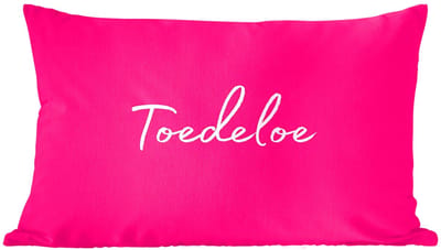 Sierkussens - Kussentjes Woonkamer - 60x40 cm - Toedeloe - Roze