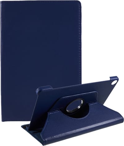 Coverup Tablethoes geschikt voor Lenovo Tab M10 Gen 3 Hoesje - 360° Rotating Book Case - Donkerblauw