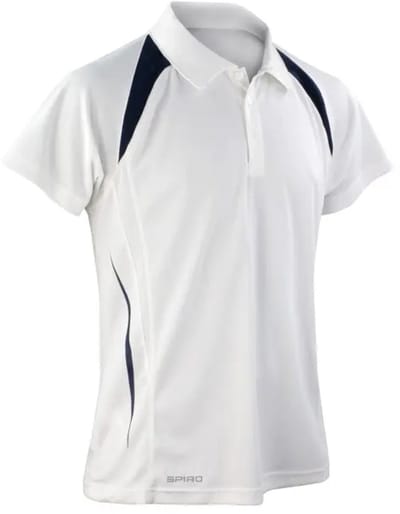 Spiro Team Spirit Polo - White/Navy - 2XL