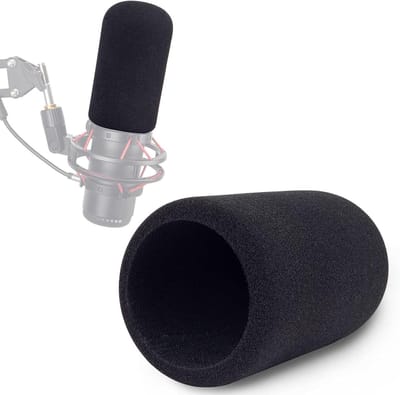 Foam Microphone Case voor HyperX QuadCast - Windscreen en Pop Filter voor Geluidsreductie, Ideaal voor Podium en Opnames