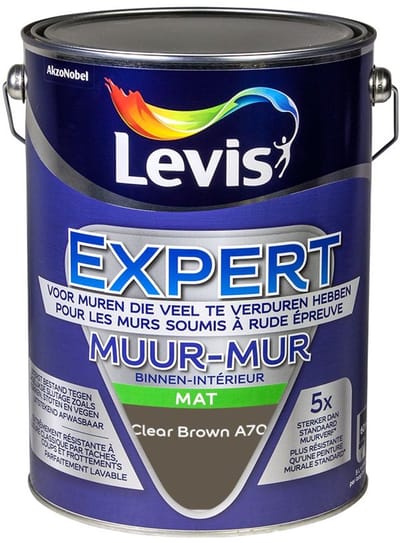 Levis - Expert Muur Binnen Mix - Clear Brown A70 - Mengverf - 5 L