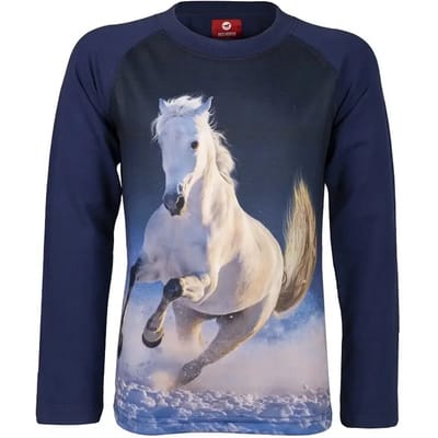 Kinder-T-shirt met lange mouwen Red Horse Pixel FW23
