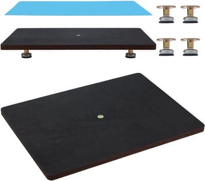 Epoxyhars Niveauplaat 400 x 300mm, Verstelbare Acryl Tafel met Siliconen Mat voor Harsvormen en Golfpatronen