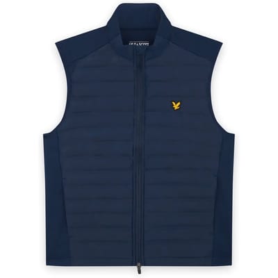 Volledige rits gilet Lyle & Scott Hybrid Quilted
