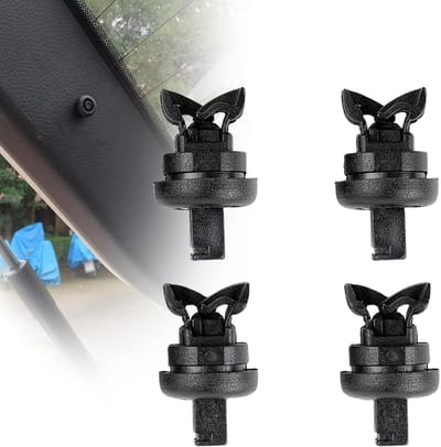 Dailygoods- Bevestigingsclips 4 stuks - Vervanging voor Clio/Scenic/Qashqai II J11 - Onderdeelnummer 7705099001/8200675047 - Duurzaam materiaal - Geschikt voor kofferbak. - Kofferbakclips