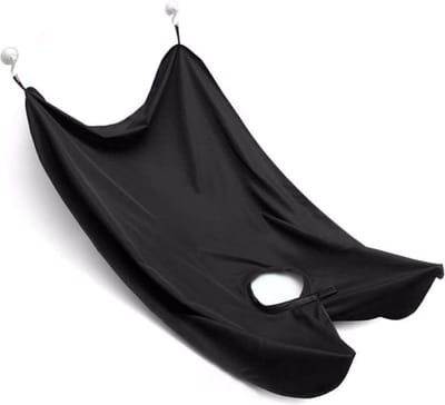 Baard Schort Beard Cape Scheer Shaving Baardschort Baardcape Scheren - Zwart