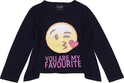 Magische lovertjes blouse - emoticon