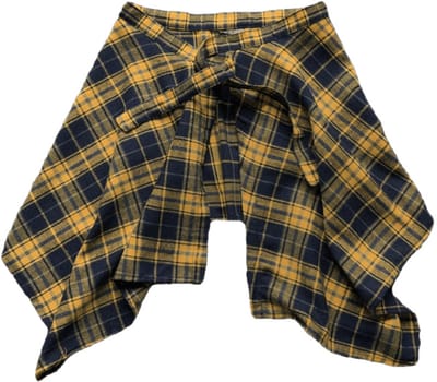 Riem -Heupsjaal- Tailleaccessoire - One size - Broek-/rokversiering - Unisex-geel zwart