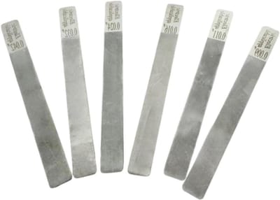 Gitaar Moer Bestanden - Luthier Gereedschap - Instrument Reparatie - Roestvrij Staal - 6 Stuks Set - Zilver