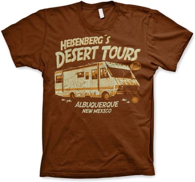 Breaking Bad Heisenberg's Desert Tou-rs -T-shirt bruin
