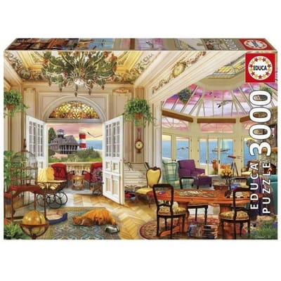 Puzzle - EDUCA - Vie en Bord de Mer - 3000 pieces - 120x85 cm - Pour adultes a partir de 15 ans