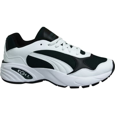 Puma Cell Viper Heren Trainers Laag Wit Groen Casual Veterschoenen 369505 01