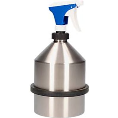 Spuitbus, roestvrij staal 1.4404, 2 l, Ø 195 x H 345 mm, pompbevestiging met verstelbaar mondstuk