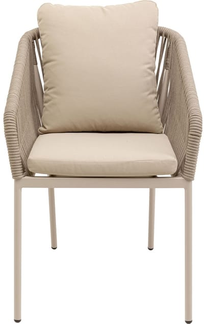 Tuinstoel met armleuningen Cyprus beige Kare Design