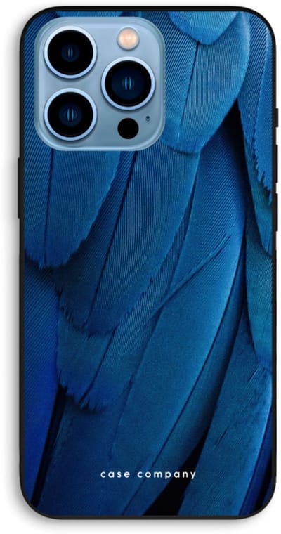 Case Company® - Hoesje geschikt voor iPhone 13 Pro Max hoesje - Pauw - Biologisch Afbreekbaar Telefoonhoesje - Bescherming alle Kanten en Schermrand
