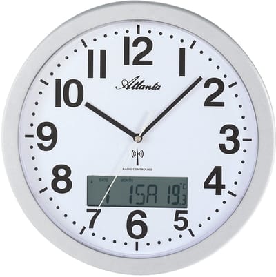 Wandklok radiogestuurd Atlanta - 4380-19