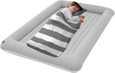 Luchtmatras Kinderen - Opblaasbaar Bed - Thuis en Reizen - Veiligheidsmuur Ontwerp - 156 x 100 x 30 cm