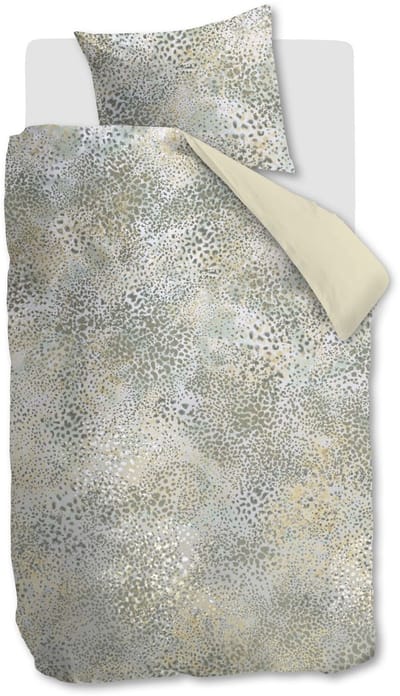 Beddinghouse Sia dekbedovertrek - Eenpersoons - 140 x 200/220 cm - Groen