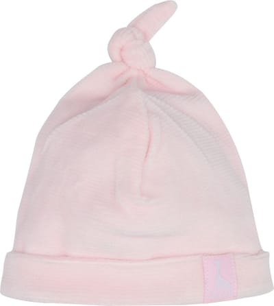 Sophie de giraf - babymutsje - velours - baby rib - roze - 1-3 Maanden