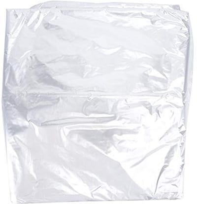 Dailygoods- Kledinghoezen - 50 Stuks - Doorzichtige Stofzakken - Slijtvast en Waterdicht - Bescherming tegen Vuil en Stof - Verkrijgbaar in 3 Maten - Opbergzakken