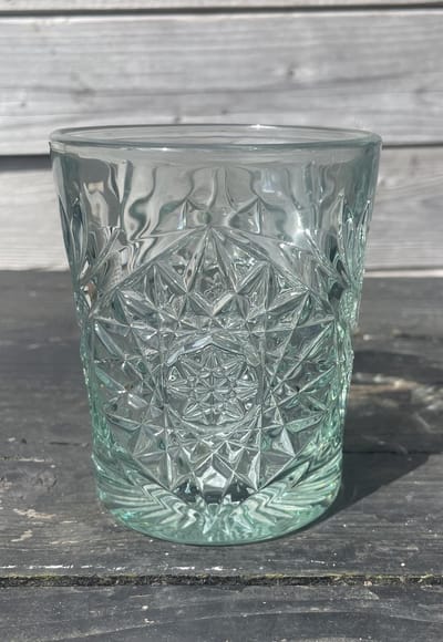 Waterglas van geslepen glas - set van 4 stuks - Pomme Chatelaine.NL